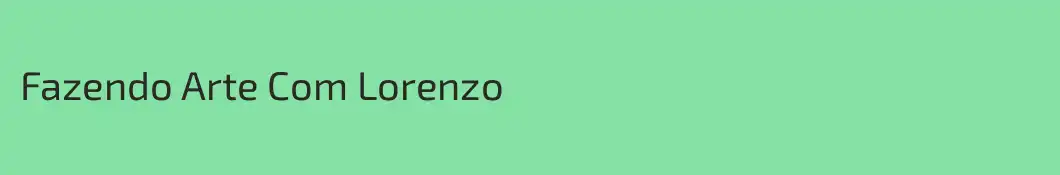 Fazendo Arte Com Lorenzo
